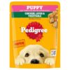 81kvNFpf4ZL._SL1500_.jpg Pedigree Puppy Wet Dog Food, Chicken and Liver Chunks Flavou...