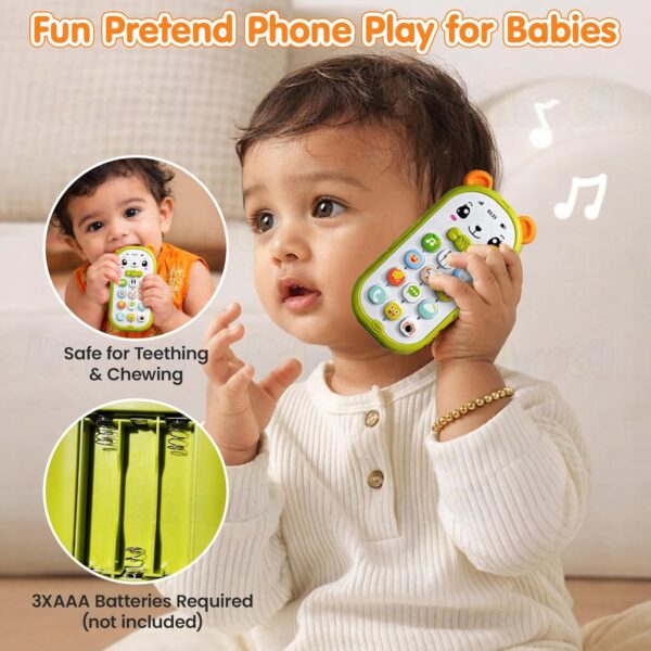 Kidology Baby Phone Toy for Toddlers 12-18 Months | Builds C...