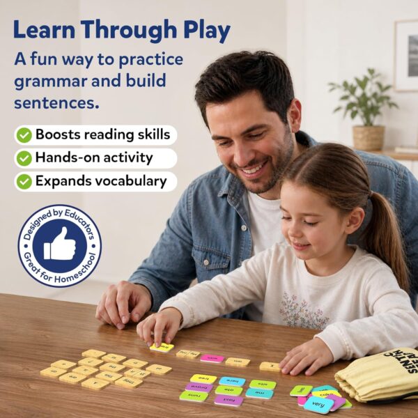 81pn5tzZ-L._SL1500_.jpg Skillmatics Educational Board Game - Sentence Search, Fun Le...