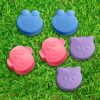 Cartoon Animal Shape Silicone Mold | 6 Cavity Frog, Bear, Ow...