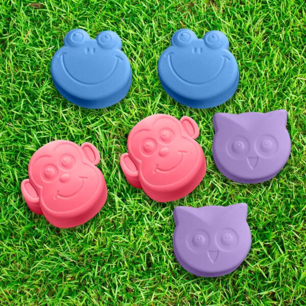Cartoon Animal Shape Silicone Mold | 6 Cavity Frog, Bear, Ow...